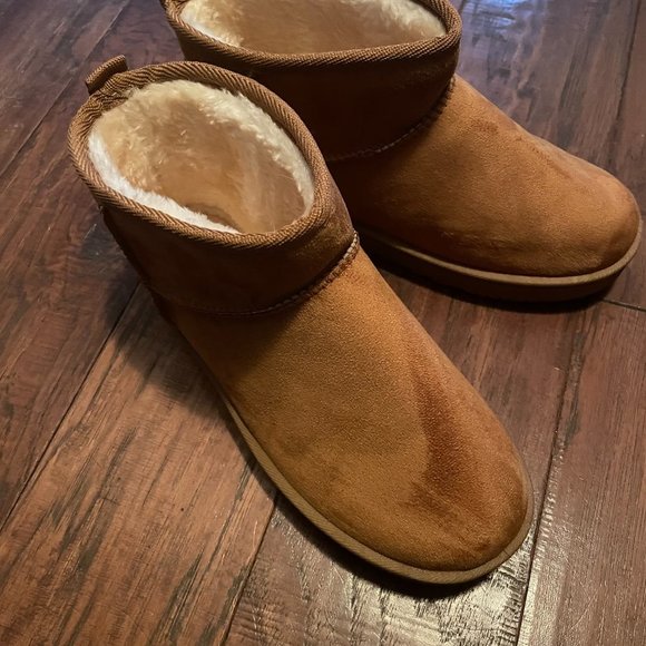 Mini Boots  *Dark Khaki* Women's Size 40 - Picture 5 of 6